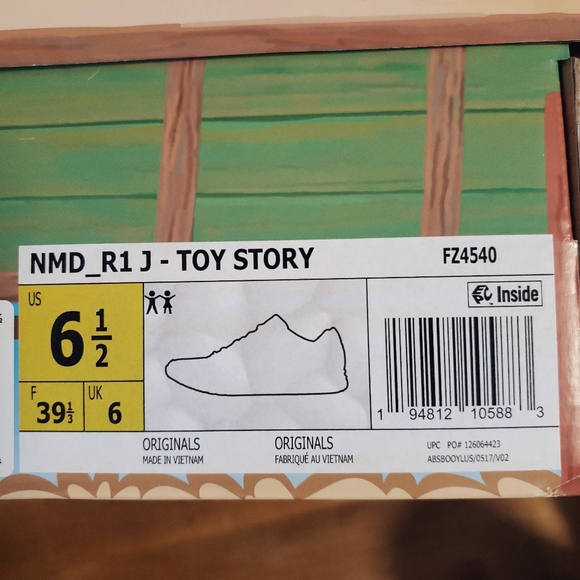 Toy Story Woody adidas originals nmd r1 shoes - Picture 6 of 9